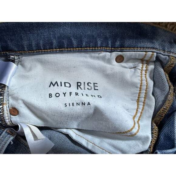 Lucky Brand Jeans Women Size 6/28 Sienna Boyfriend Midrise Distressed Jeans - Picture 9 of 12